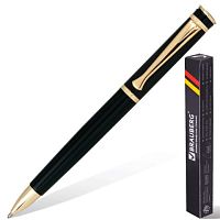 Ручка бизнес-класса шариковая BRAUBERG Perfect Black, корпус черный, узел 1 мм, линия письма 0,7 мм, синяя, 141416 | код 141416 | BRAUBERG