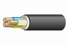 Кабель силовой ВВГнг(А)-LS 3х4 (N. PE) -0.660 | код 224 | Конкорд