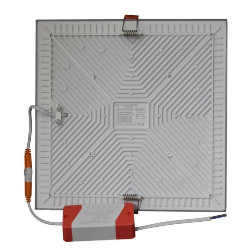 Светильник LED-А 220х220 ДПО 02-036-002 4000К3600лм квадрат ИУ | код 1030450432 | Элетех фото 3