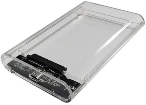 Внешний корпус для HDD/SSD AgeStar 3UB2P6C SATA III USB3.0 пластик прозрачный 2.5 | код 1692097 | AgeStar