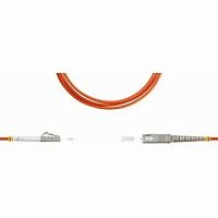 Патч-корд оптический LANMASTER, LSZH, симплексный, LC/PC-SC/PC, MM 50/125, 15 м | код LAN-LC-SC/OM2-15 | LANMASTER