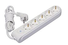 Удлинитель 5х10м с заземл. 16А IP20 с выкл. защ. шторки Makel N5310083