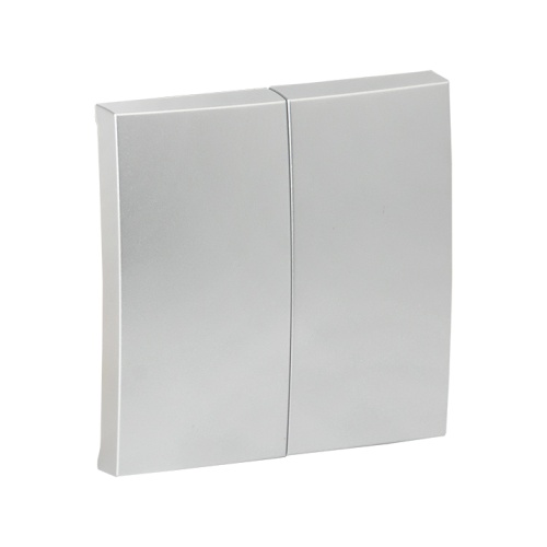 Валенсия лицевая панель выключателя 2-кл, проходного 10А сталь PROxima | код ESV10-L-027-30 | EKF Валенсия лицевая панель выключателя 2-кл, проходного 10А сталь PROxima | код ESV10-L-027-30 | EKF