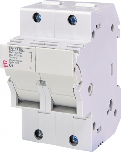 Разъединитель EFH 14 2P 50A 1000V DC | код 002560203 | ETI