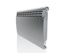 Радиатор биметаллический серебристый BiLiner 500 new Silver Satin - 12 секц (RTBSS50012) | код НС-1176316 | Royal Thermo