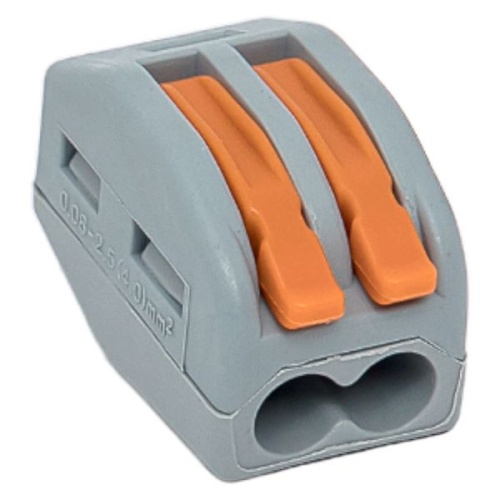 Клемма СМК 222-412 с рычагом 2 отверстия блистер EKF PROxima | код plc-smk-412b-20 | EKF фото 3