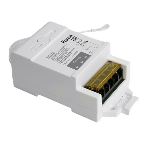 Контроллер для управления осветительным оборуд. на DIN-рейку на 1 канал радиочастотный 25А AC230В/50Гц LD250 FERON 51651