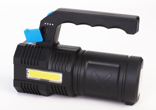 Фонарь аккумуляторный LED53766 4В 4LED+COB 3Вт 4 режима USB бокс черн. Ultraflash 15017 фото 4 Фонарь аккумуляторный LED53766 4В 4LED+COB 3Вт 4 режима USB бокс черн. Ultraflash 15017 фото 4