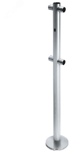 Стойка ограждения i-образная с отверстием под фиксатор, 4 муфты | код ВЗР 1996.09.42 | Oxgard