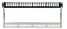 Патч-панель 19дюйм наборная FTP 1U 24 порта черн. Eurolan 27F-00-24BL