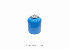 Гидроаккумулятор вертикальный AV 18л син. | код VF.AV.0018 | VALFEX