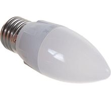 Лампа светодиодная LED 7вт 175-250В свеча матовая 600Лм Е27 4000К Uniel ЯРКАЯ | код UL-00002412 | Uniel