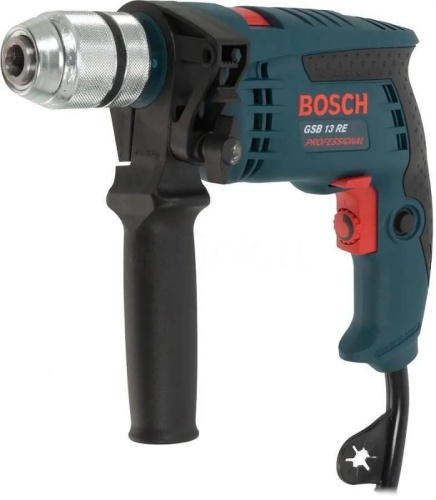 Дрель ударная Bosch GSB 13 RE Professional 600Вт патрон:быстрозажимной реверс (0601217100) | код 2022023 | BOSCH