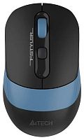 Мышь A4Tech Fstyler FB10CS черный/синий оптическая (2000dpi) silent беспроводная BT/Radio USB (4but) | код 1929771 | A4TECH