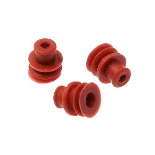 Разъём авт. соединитель RUICHI WIRE SEAL 1.5*6 мм красный, 12/ 24 (DC) В | код 99342 | Ruichi