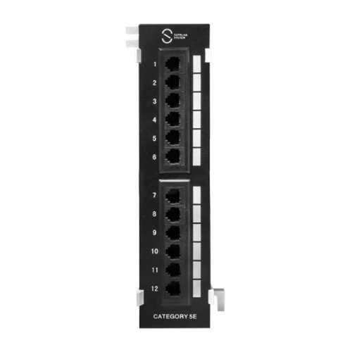 Панель коммутационная SYSTEM UTP Cat.5e 12p 10' 1u | код SL-20U12W5 | SUPRLAN