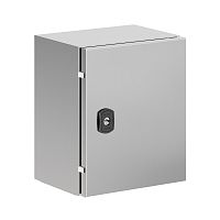 Корпус навесной STH с М/П из нержавеющей cтали AISI304 ВxШxГ 300x250x200 мм, с фланцем, IP66 | код R5STH0392F-304 | DKC