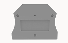 D-DC2.5-01P-11-00Z(H) Концевая крышка, для DC2.5-4, серый | код 11060000079| DEGSON