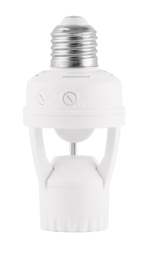 ИК датчик движения E27 60Вт 360гр, до 7м IP20 PROxima | код dd-ms-E27 | EKF ИК датчик движения E27 60Вт 360гр, до 7м IP20 PROxima | код dd-ms-E27 | EKF