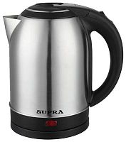 Чайник электрический Supra KES-2001 2л. 1500Вт серебристый/черный (корпус: металл) | код 705043 | SUPRA