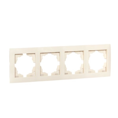 Валенсия Рамка 4-местная кремовая | код EWM-G-304-20 | EKF фото 3 Валенсия Рамка 4-местная кремовая | код EWM-G-304-20 | EKF фото 3