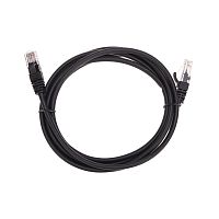 Патч-корд U/UTP, CAT 5e, RJ45-RJ45, 26AWG, LSZH, черный, 2м REXANT | код 02-0102-2 | REXANT