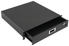 ITK by ZPAS Ящик выдвижной 19" 2U 460мм черный | код ZP-SSB05-2U-45 | IEK