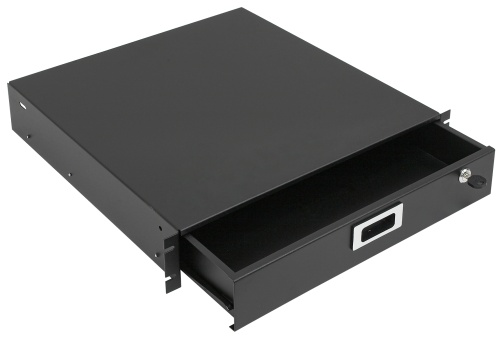 ITK by ZPAS Ящик выдвижной 19" 2U 460мм черный | код ZP-SSB05-2U-45 | IEK