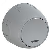 Выключатель одинарный Rotondo с подсветкой, цвет серый | код 7700864 | OneKeyElectro