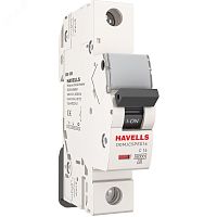 Выключатель автоматический однополюсный 16A С 6кА D6 | код 7701587 | Havells