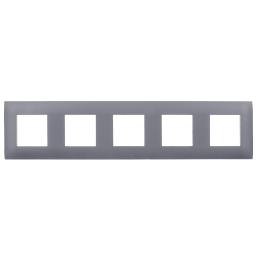 SKANDY Рамка 5-мест. SK-F05T титан IEK | код SK-M52-K48 | IEK фото 3