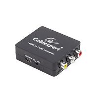 Конвертер HDMI -> RCA, Cablexpert DSC-HDMI-CVBS-001, HD19Fx3RCA, HDMI -> 3xRCA (1x video, 2x audio) | код DSC-HDMI-CVBS-001 | Cablexpert