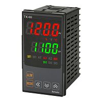 Температурный контроллер, DIN 48х96 мм, 1 аварийный выход,1 релейный контактный выход, релейный контактный выход 2, 100-240В~ | код TK4H-14RR | AUTONICS