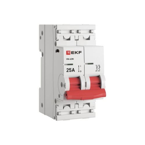 Выключатель нагрузки 2п 25А ВН-63N PROxima | код S63225 | EKF фото 2