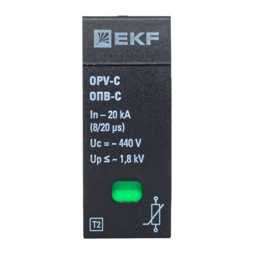 Сменный модуль к ОПВ-C In-20кА 440В с сигнализацией EKF | код opv-c-module | EKF фото 3