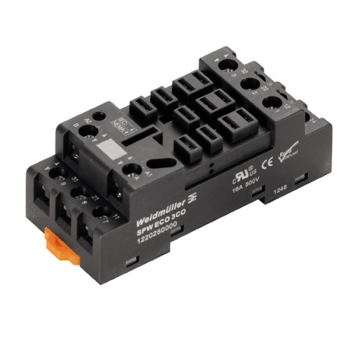 Релейный цоколь RELAY SOCKET SPW 3CO (10 шт.) WEIDMULLER | код 1220250000 | WEIDMULLER