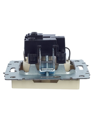 BRITE Розетка 1-местная с заземлением без защитных шторок 16А РС11-1-0-БрКр бежевый | код BR-R11-16-K10 | IEK фото 3