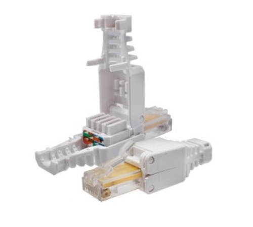 Коннектор безынструментальный 8P8C (Компьютерный разъем) U/UTP Cat.5e (RJ-45) | код 10-0218 | SUPRLAN
