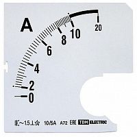 Шкала Ш72 10/5А-1,5 (для А72 Х/5А) | код. SQ1102-0182 | TDM