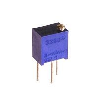 Подстроечный резистор RUICHI 3266W 100K, 15 оборотов | код 63881 | Ruichi