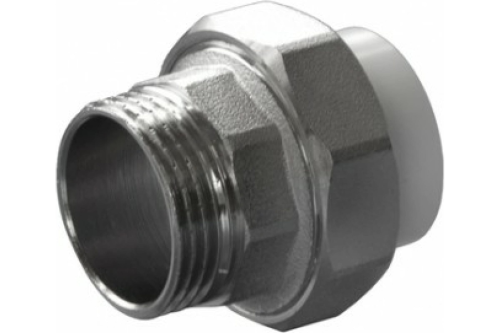 Муфта полипропиленовая PPR разъемная НР 20 х 1' | код 9800002001 | Политэк