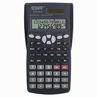 Калькулятор инженерный двухстрочный STAFF STF-810 (181х85 мм), 240 функций, 10+2 разрядов, двойное питание, 250280 | код 250280 | STAFF