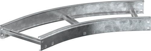 Поворот лестничный LESTA 45град 150х200мм R600 HDZ | код CPG05-4-45-150-200-HDZ | IEK