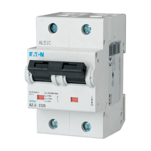 Авт. выключатель AZ-2-C100, 2P, 100A, хар-ка C, 20kA, 3M | код 211805 | EATON