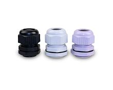 Сальник MG 20 пластик (10-14мм) IP68 серый ГОФРОМАТИК | код zeta30900 | ЗЭТАРУС