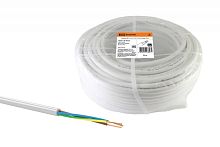 Провод ПВС 3х0.75 ГОСТ (бухта 50м) белый | код SQ0118-0029 | РЭМЗ ТМ