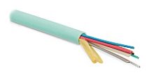 Hyperline FO-MB-IN-503-48-LSZH-AQ Кабель волоконно-оптический 50/125 (OM3) многомодовый. 48 волокон. безгелевые микротрубки 1.1 мм (micro bundle). для внутренней прокладки. LSZH. нг(А)-HF. -30 C – +70 C. аква | код 51138 | Hyperline