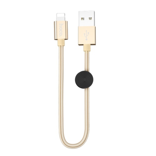 Кабель USB 2.0 hoco X35, AM/Lightning, золотой, 0,25м | код 6931474707420 | Hoco