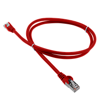 Патч-корд LANMASTER LSZH FTP кат.5e, 2.0 м, красный | код LAN-PC45/S5E-2.0-RD | LANMASTER