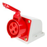 Розетка 114 стационарная 3Р+РЕ 16А 380В IP44 | код 11-8910 | Rexant